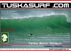 Surf T shirt wwith Surf and Surfing photo of tubing waves at Fistral Beach Newquay Cornwall UK