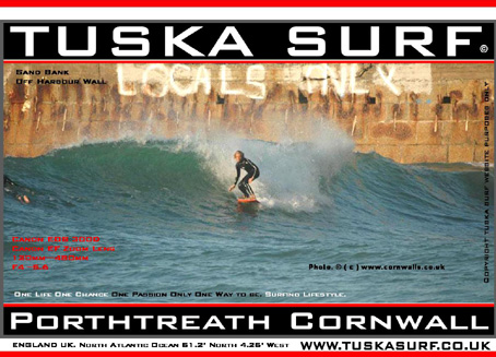 Photo of surf and surfing wave  in Porthtreath Cornwall
