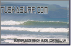 Photo of surf and surfing tubing wave at Bude Cornwall UK