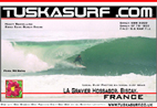 surf and surfing photos of tubing waves in Hossogor Biaritz France
