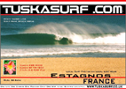 surf and surfing photos of tubing waves in Estagnos Biaritz France