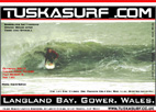 Photos of surf and surfing waves of Langland Bay In Mumbles near Swansea