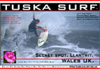 Surf and surfing photo of tubing wave at Llantwit  Major wales uk Home of Nathan Phillips