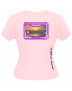 Ladies Pink Surf Tee shirt