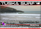 Surf and surfing photos of Barrelling waves at Southerndown Bay Wales UK
