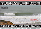surf and surfing Photo of Barrelling leftwave at rest bay