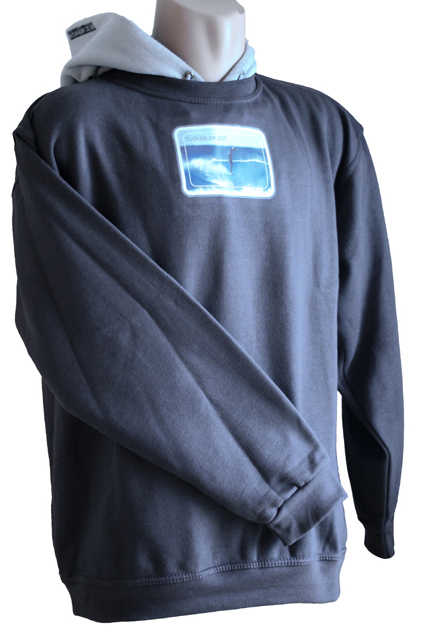 Dark Grey Double layered sweat shirt Hoody. Thickest Hoody in the world