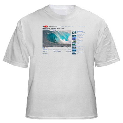 You Tube Surf Tee shirt