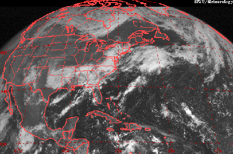 Link to Satellite Image Loop, for Atlantic ocean for surf forecasting Buxton, Cape Hatteras North Carolian