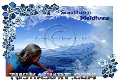 Surf T shirt from Southernd Maldives