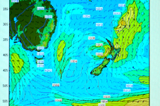7 day Surface pressure animation of Australias South Pacific Ocean, The Southern Ocean and The Tasmin Sea, for surf and swell prediction and Forecasts.