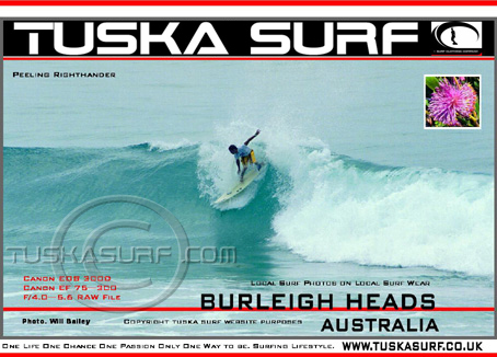Surf photo of Burleigh Heads Australia,