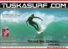surf and surfing photos of tubing waves on Trevone Bay Cornwall UK