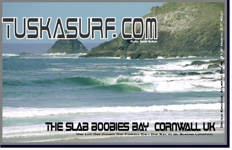 Surf photo of The Slab Boobies Bay Padstow cornwall england, Surf and surfing photo of tubing wave at Boobies Bay Near Padstow 