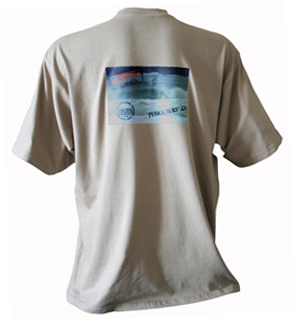 Croyde Bay Devon Surf Tee shirt sample