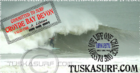 Surf photo of Croyde Bay Devon England UK, 