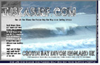 Surf T shirt with Photo of surf and surfing barrelling wave at croyde bay devon england