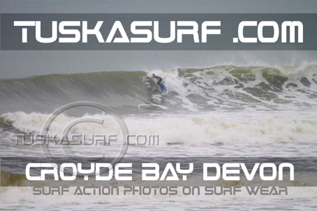 Surf photo of Croyde Bay Devon England UK, 
