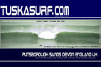 Surf T shirt with Photo of surf and surfing barrelling wave at woolacombe bay devon england