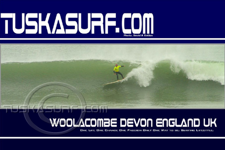 Surf photo of Woolacombe Devon England UK,  Big Surf and surfing photos of Waves in  Woolacombe Devon