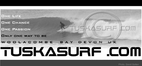 Surf T shirt with Big Surf and surfing photos of Waves in  Woolacombe Devon