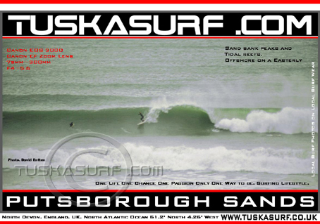 Surf photo of Putsborough Devon England UK, Surf and surfing photos Putsborough sands Devon