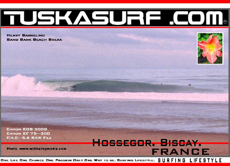 Hossegor Surf photo de Gascogne France. Surf photo of Hossegor Biscay France. 