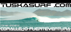 surf and surfing photos of tubing waves at Corralejo The Point in Fuerteventura Canary Islands