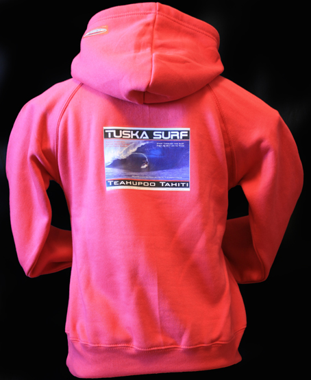 Surf Cloting Surf Hoody with Teahupoo Photo
