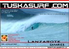 surf and surfing photos of tubing waves in Lanzarote Canarie Islands