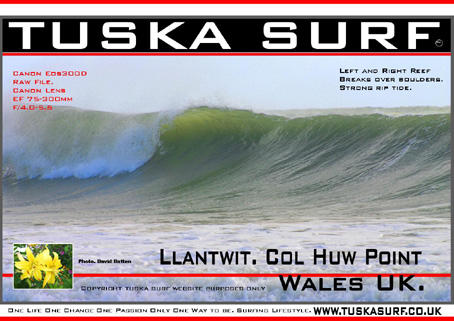 Photos of big surf at Col HUw Point Llantwit Major Wales UK on Tee shirts and Hoodies