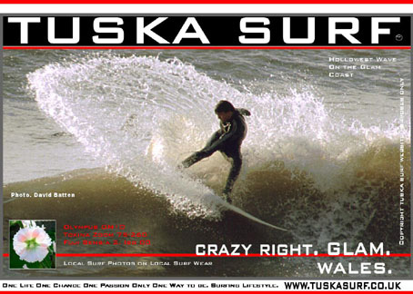 Photo of secret spot surf and surfing waves in wales Uk