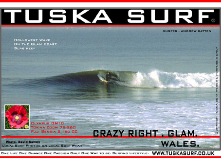 Photo of secret spot surf and surfing waves in wales Uk
