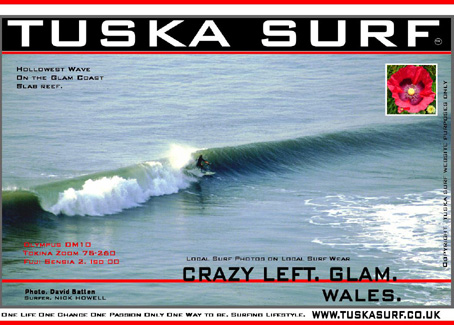 Photo of secret spot surf and surfing waves in wales Uk