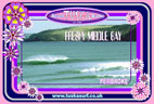 Photo of surf in Freshwater West Wales on a Ladies surf T shirt or Hoody