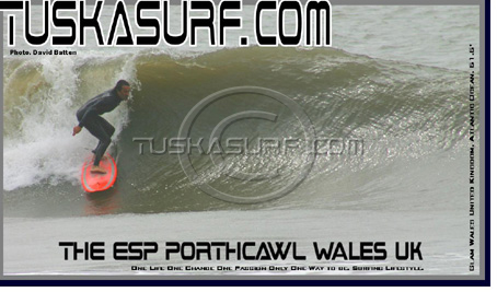 Surf and surfing photos of The Esp at Porthcawl in Wales